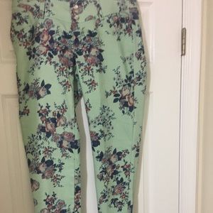 Rock this floral denim with a mid driff top